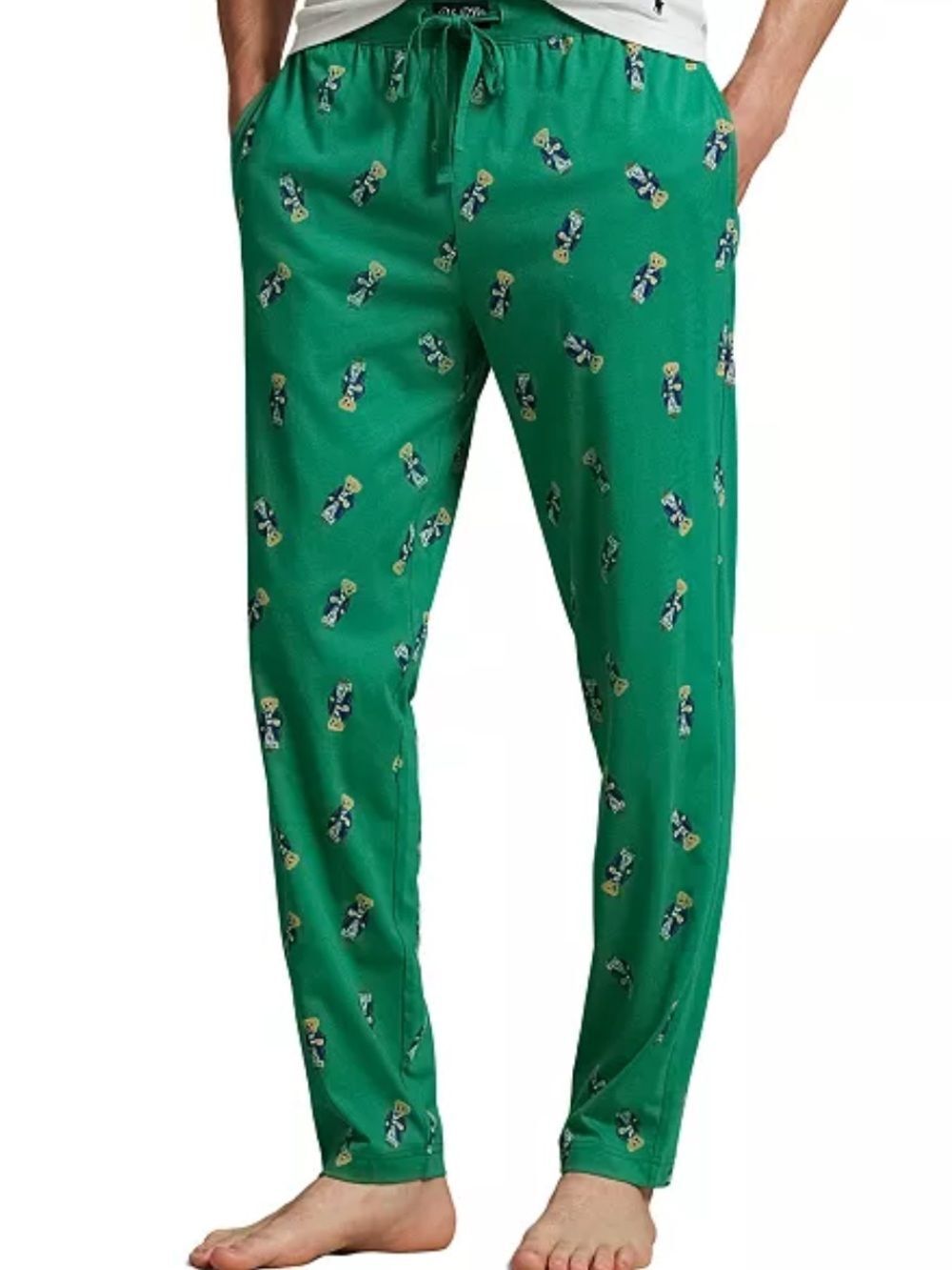 Polo Ralph Lauren Men’s Polo Bear Knit Pajama Lounge Pants Green lounge pants M